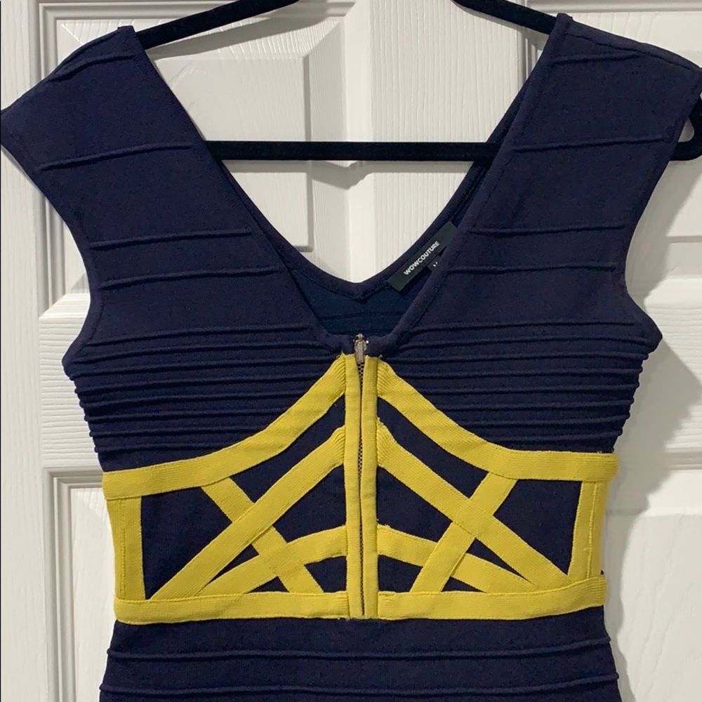 Wow Coutoure mini body con dress.